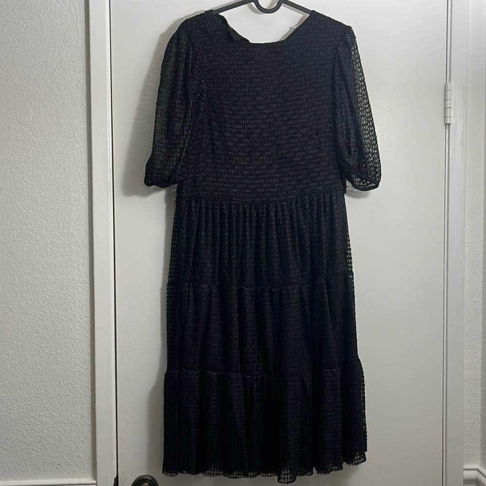 Mango womens lace dress(knee length) large